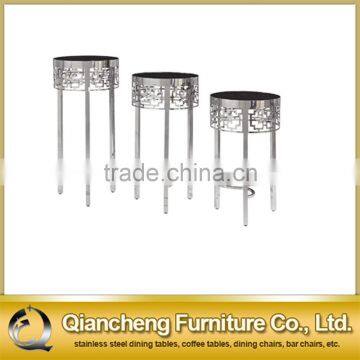 golden stainless steel metal round stands for flowers F008#