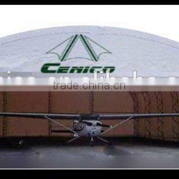 Fabric Building Structure , Heavy duty storage shelter, Aircraft Hangar, Metal Prefabricated Building