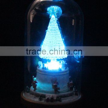 High Quality electric christmas snow globes with Musical