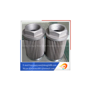 Alibaba express pleated metal tube stainless steel air filter element