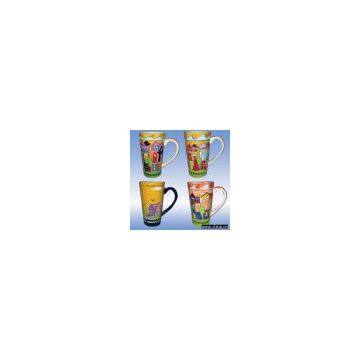 Sell Dolomite Hand Paint 4pc Mug Set