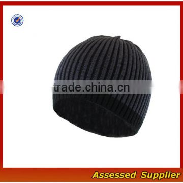 Classical high quality bobble winter knit beanie hat / custom cheap knit cap men&women free sample hat