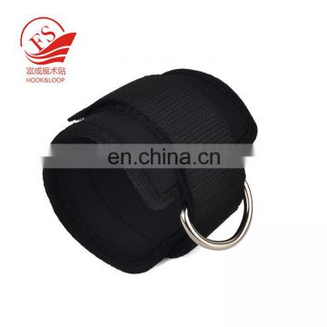 New design D ring buckle neoprene hook loop strap for exercise