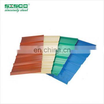 painted galvanized steel sheet,colour coated Corrugated steel sheet in stock