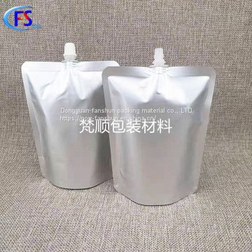 Four side sealing side sealing suction bag cosmetics/hydrogen water/liquid suction bag composite self-supporting bag 500ml
