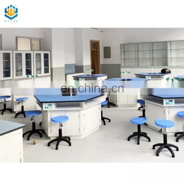 University classroom lab table science lab work table chemistry laboratory work bench hexagon table