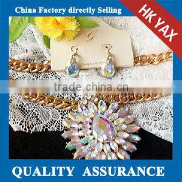 0525C Beautiful crystal bridal necklace, bridal crystal necklace for jewelry, bridal crystal necklace for wedding