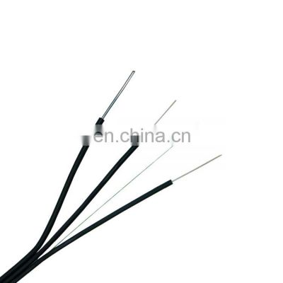 Manufacturer Price Per Meter Steel Wire Strength Member LSZH G652A 1 Core FTTH Fiber Drop Cable
