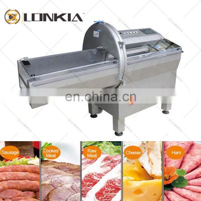 LONKIA High capacity automatic frozen bacon ham cutting machine