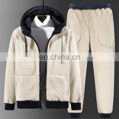 Wholesale Custom Logo Printing Tracksuits for Men Plus Size Breathable Winter Sportswear Training Track