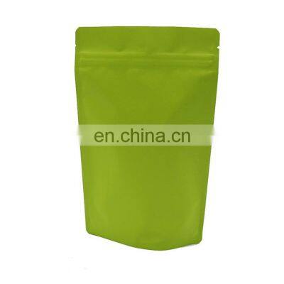 Food Grade Zip lock Bag Matte Black Powder Doypack Packing Bags Stand Up Pouch 400g 500g 800g 1kg