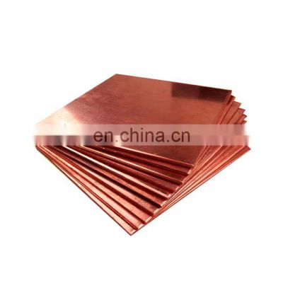 99.99 Purity Copper Sheet Plate ( C11000 C17200 C12200 C17500 C10200 )copper plate