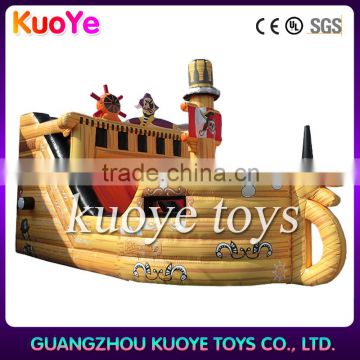 novelty pirate ship theme inflatable slide for children