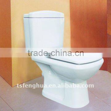 FH18C Washdown Closed-coupled Two Piece Toilet Sanitary Ware Ceramics Bathroom Design