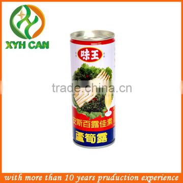 300ml beverage blank tin can with seamless sealing