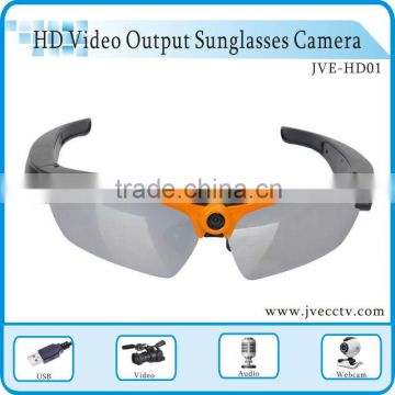 JVE-HD01 TV- OUT 720P HD camera, eyewear with camera, glasses camera with remote control