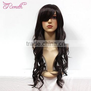 Wholesale Long Black Human Hair Brazilian Wave Hair Wig