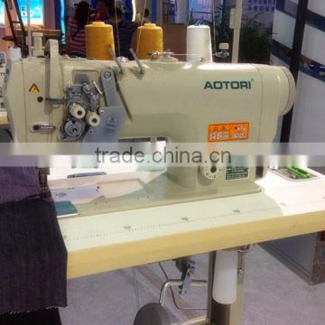 direct drive double needle lockstitch sewing machine DC MOTOR INDUSTRIAL SEWING MACHINE