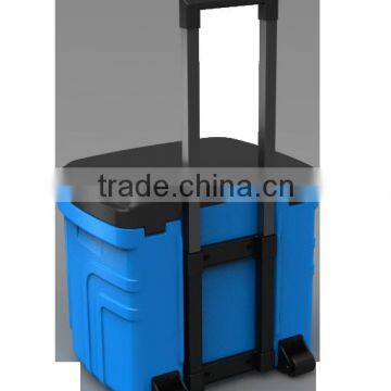 24L plastic portable insulate ice cooler box