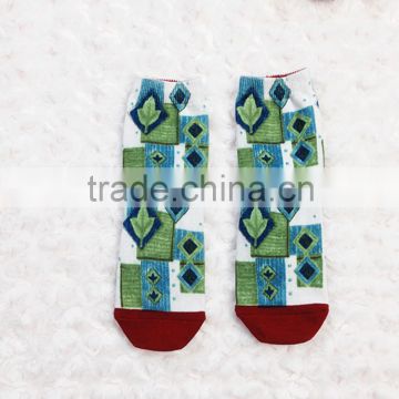 Digital print 3D cute compression socks for children dress