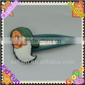 Fashion plastic cartoon character hairpins