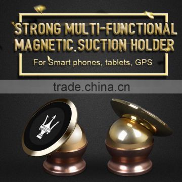 360 degree rotation strong magnetic mobile phone car holder ,magnetic car holder
