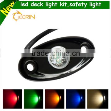 12V white red blue yellow led deck rail light with Multi colors waterproof led decking lights