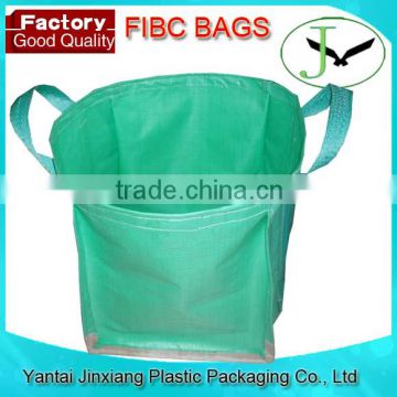green virgin polypropylene fibc bags for sand packing from China shandong