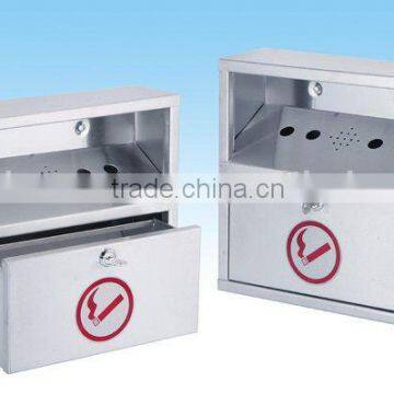 stainless steel ashtray cigarette bin