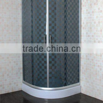 S131 blue printing elegant colorful shower enclosure