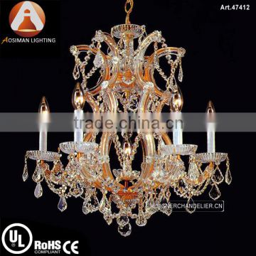 6 Light Crystal Chandelier Maria Theresa with K9 Crystal