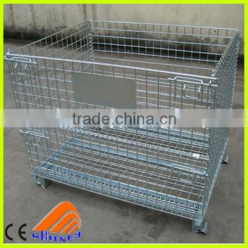 stackable wire mesh container,wire mesh container used for storage,wire mesh pallet container