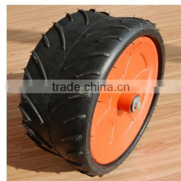semi pneumatic 370x165CV wheel or agricultural roller wheel for planter seeder cutivator