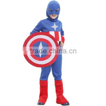 Party halloween kids children boy Captain America fancy dress costume YW-GN-002