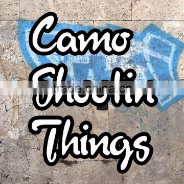 Camo Shootin Things Cushion Cover 45*45cm/17.7*17.7'' Black/Orange/Brown/Red/Tan