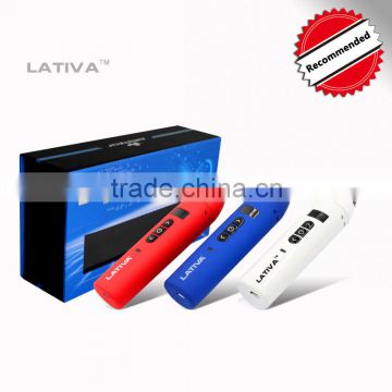 china wholesale electronic cigarette dry herb vaproizer pen from MOONSOON LATIVA with ceramic chamber heating coil