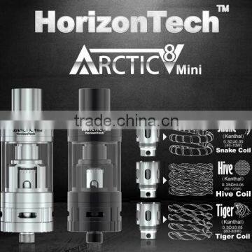 100% Original Horizon Arctic V8 min Tank Kit, Sub Ohm Tank,Arctic V8 Mini