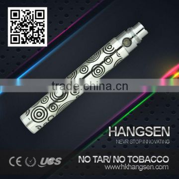 battery ego 1300mah ego battery ego variable voltage battery from Hangsen