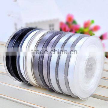 Latest style polyester double face satin ribbon