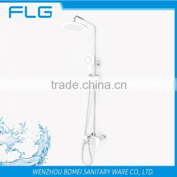 High Quality Product FLG2768S Lead Free Chrome Finished Cold&Hot Water Shower Faucet Set Bath Shower Set