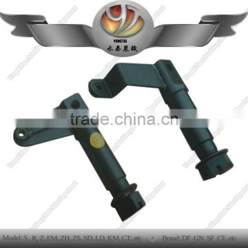 Agricultural machinery tractor traction shaft with straight arm
