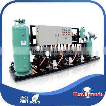 Semi-hermetically box-type cold room condenser machine