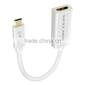 VOXLINK 1080p Gold plated USB 3.1 Type C Male to HDMI Female adapter Cable for macbook