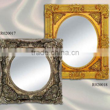 Antique gold artistic impressive custom beautiful ornate gesso decor Mirror