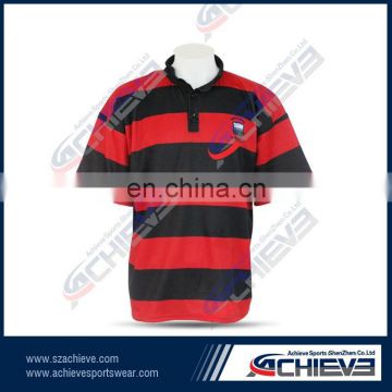 100% polyester Custom Rugby Jersey full sublimation Rugby Shirt Sport Polo Shirt Womens Rugby wear