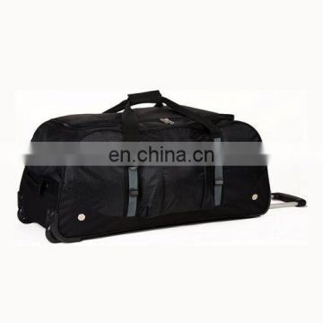 wheeled duffel backpack of different size and material