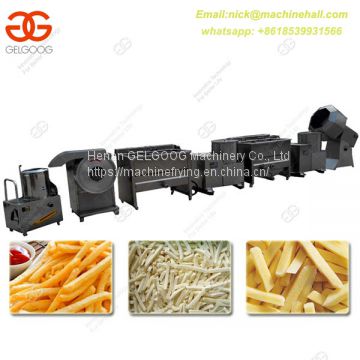 Semi-automatic French Fries Making Line|Potato Chips Making Line with Small Scale|Factory Potato Chips Making Line