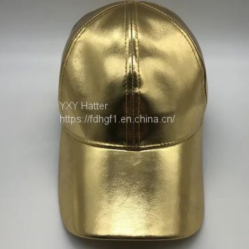 Korean star light reflector and a silver plated and bright skin laser peaked cap cap hiphop baseball cap