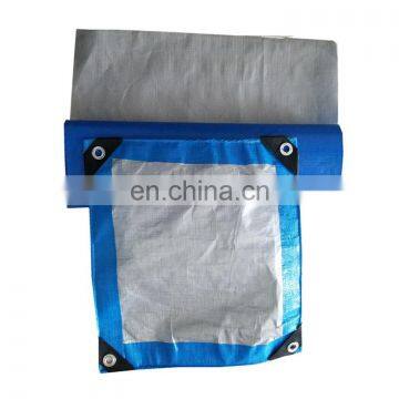 High Strength Rainproof Grey PE Coated Hay Tarps