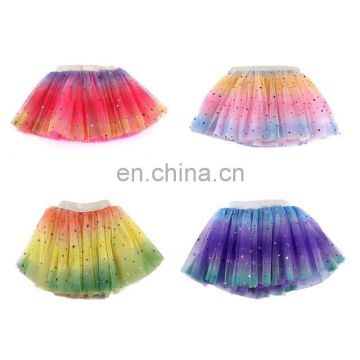 Rainbow Glitter Skirt Tutu Skirt Girl Baby Tutu Skirt